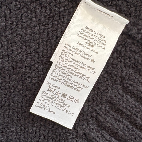 J. Crew Black Marina V- Neck Cardigan Sweater, Size XL, NWT - Picture 10 of 14